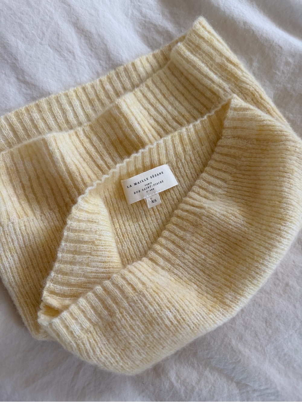 Sézane Pastel Yellow Top